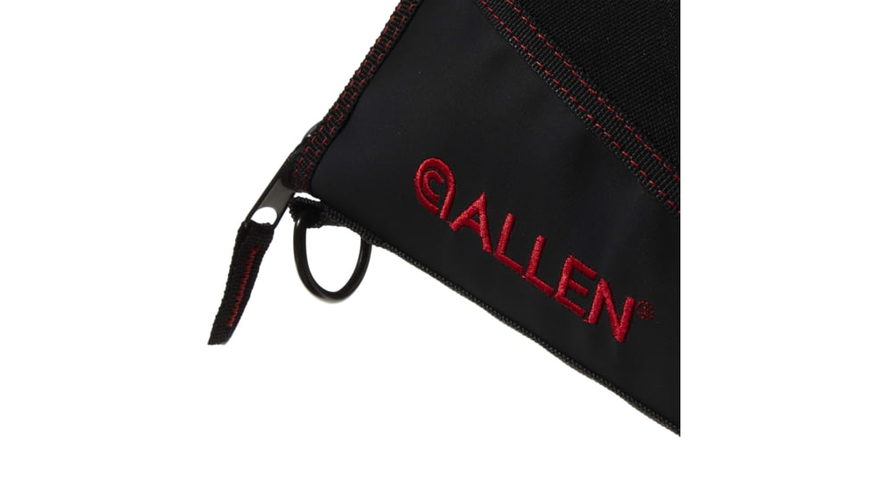 Allen Auto-Fit Handgun Case, Black/Red, 9in, 7738