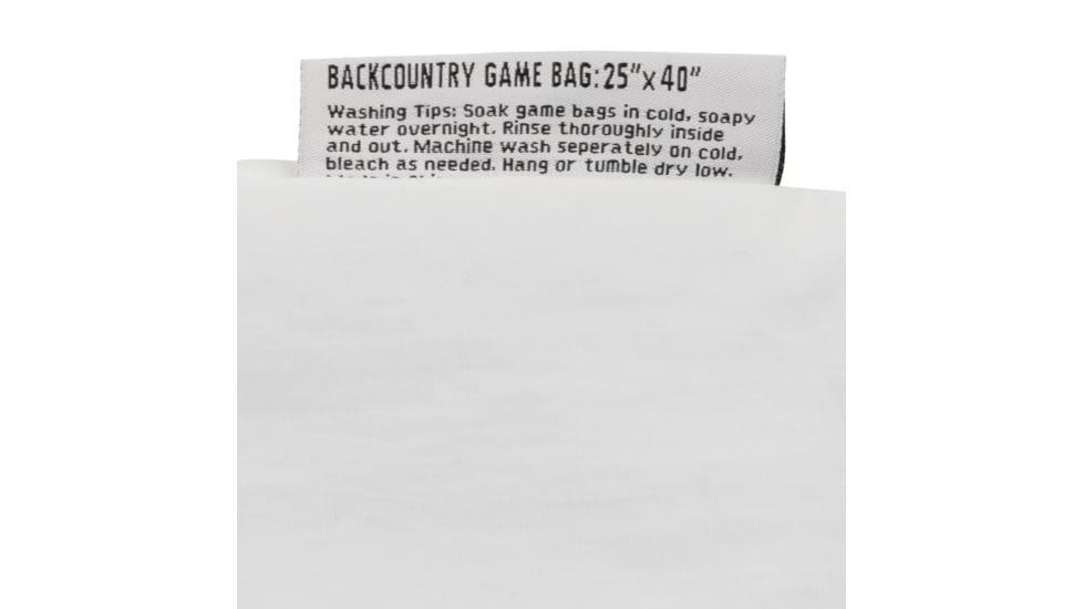 Allen BackCountry Elk Quarter Game Bag, White, Polyester, 6592