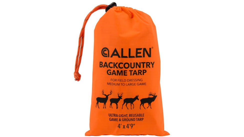 Allen Backcountry Game Tarp 4 X 49 Blaze Orange