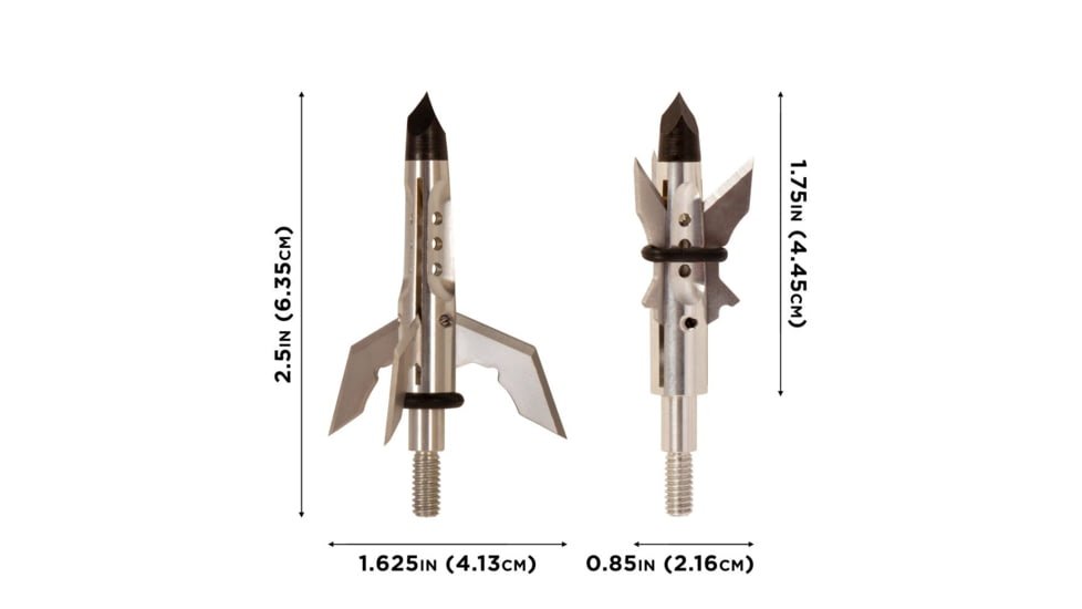 Allen Bloodrush X3 3 Blade Expandable Broadhead, 100 Grain, 14780