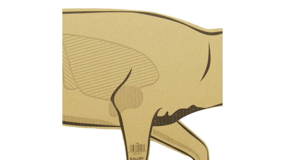 Allen Cardboard Deer Target, Brown, 2005