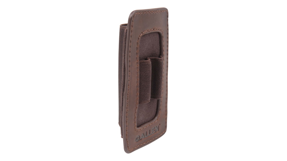 Allen Castle Rock Forend Leather Ammo Carrier, Brown, 8515