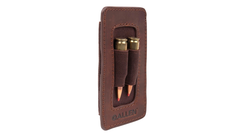 Allen Castle Rock Forend Leather Ammo Carrier, Brown, 8515