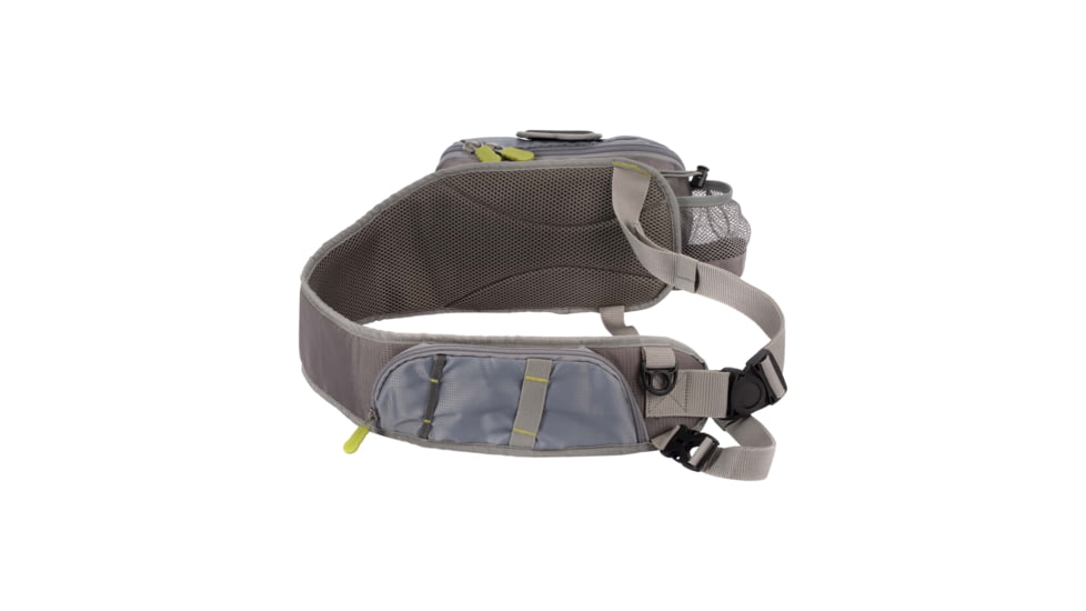 Allen Cedar Creek Fly Fishing Sling Pack, Fits up to 4 Tackle/Fly Boxes, Gray/Lime, 6362