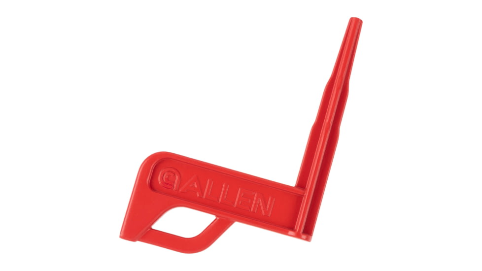 Allen Chamber Safety Flag, Fits Rifles, 2-Per Pack, Red, 70645