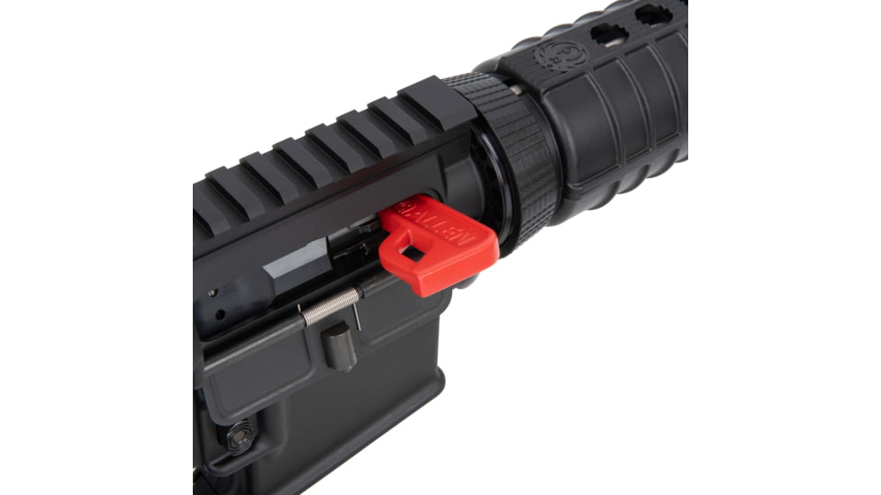 Allen Chamber Safety Flag, Fits Rifles, 2-Per Pack, Red, 70645