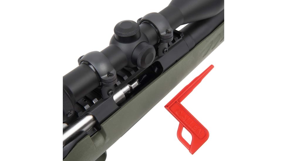 Allen Chamber Safety Flag, Fits Rifles, 2-Per Pack, Red, 70645