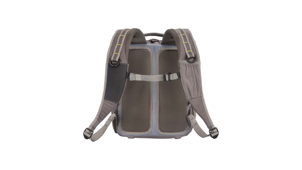 Allen Chatfield Compact Fishing Backpack, 12inL x 6inW x 15inH, 17.6 liters, Gray/Lime, 6374