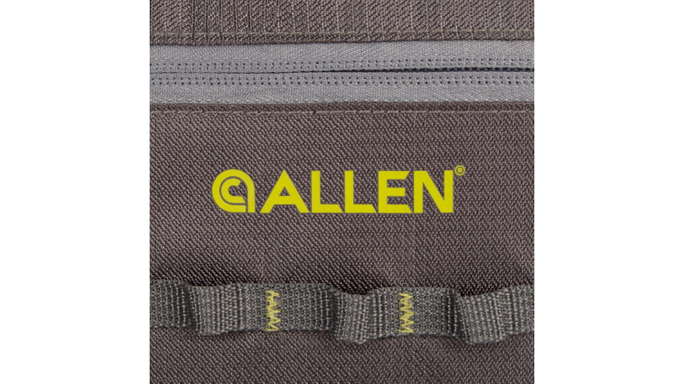 Allen Chatfield Compact Fishing Backpack, 12inL x 6inW x 15inH, 17.6 liters, Gray/Lime, 6374