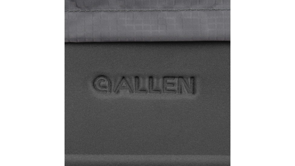 Allen Competitor All-In-One Molded Shooting Bag, Heather Gray/Red, 13 in x 9 in, 8317