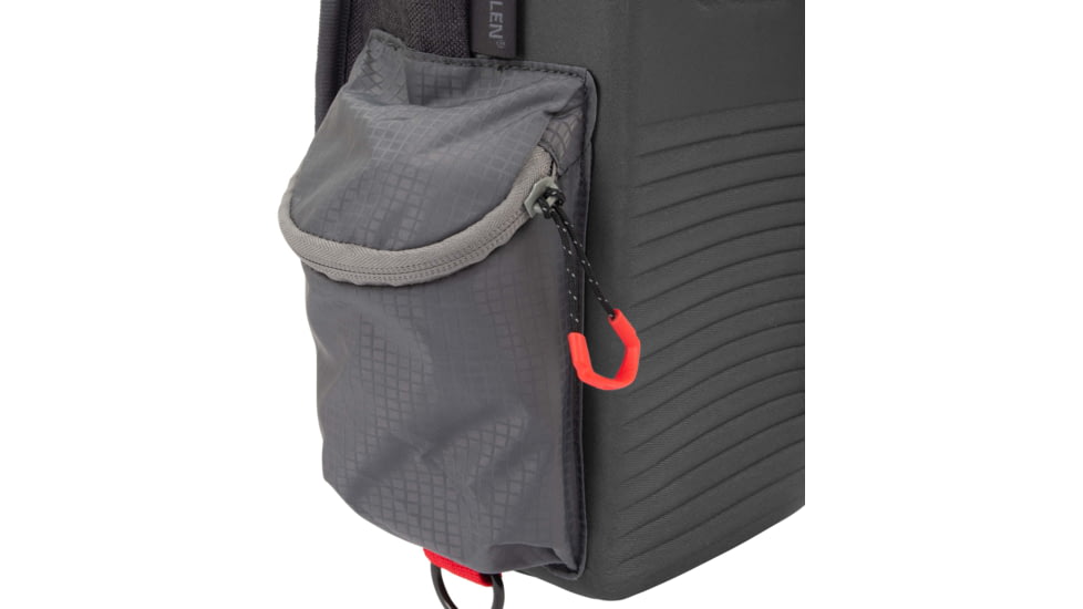 Allen Competitor All-In-One Molded Shooting Bag, Heather Gray/Red, 13 in x 9 in, 8317