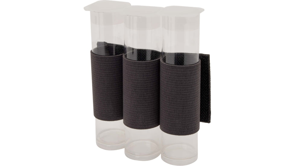 Allen Competitor Choke Tube Molded Case, 3 Extended Vials, Heather Gray/Red, 4.5 in x 4.5 in x 3.5 in, 8316