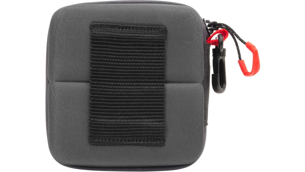 Allen Competitor Choke Tube Molded Case, 3 Extended Vials, Heather Gray/Red, 4.5 in x 4.5 in x 3.5 in, 8316