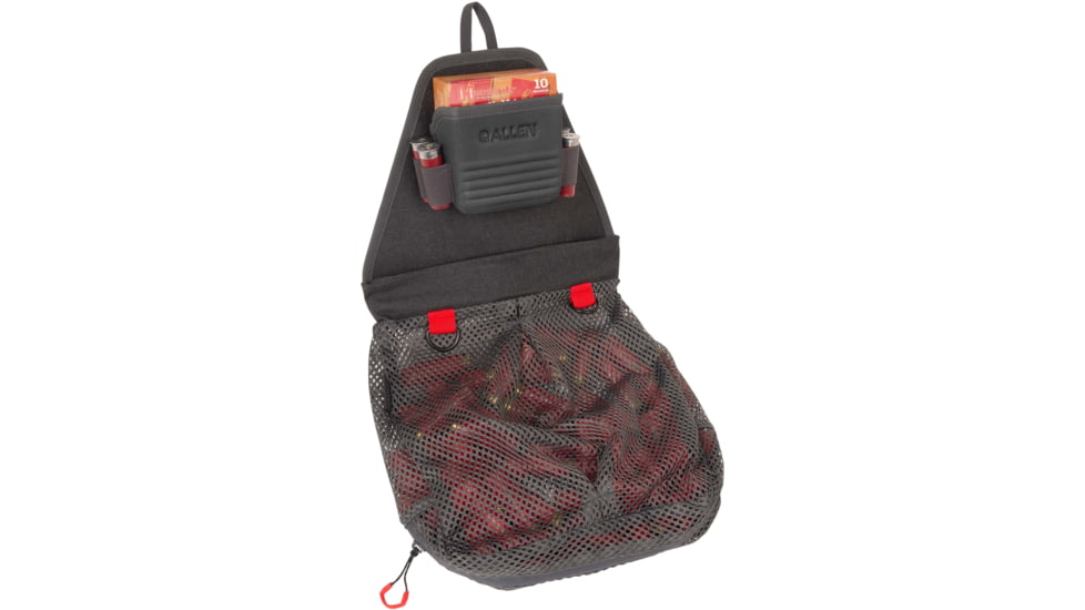 Allen Competitor Over-Under Molded Hull Bag, Heather Gray/Red, 11 in x 21 in, 8318