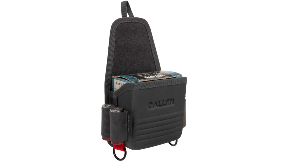 Allen Competitor Single Box Molded Shell Carrier, Heather Gray/Red, 4.3 in x 8.3 in x 2.5 in, 8319