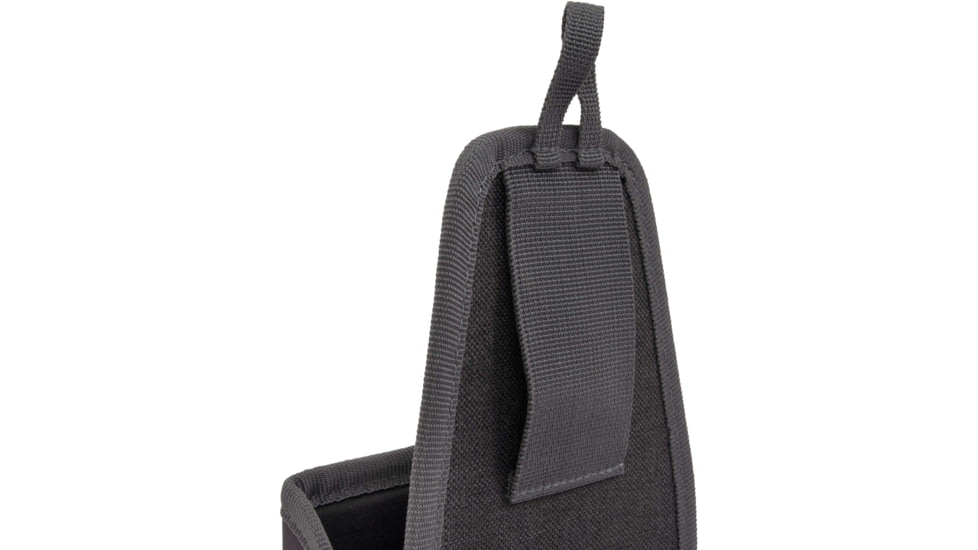 Allen Competitor Single Box Molded Shell Carrier, Heather Gray/Red, 4.3 in x 8.3 in x 2.5 in, 8319