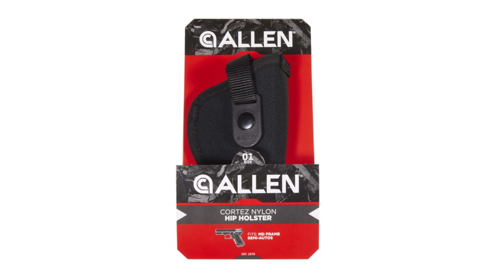 Allen Cortez Nylon Pistol Holster, Black, 1, 44801