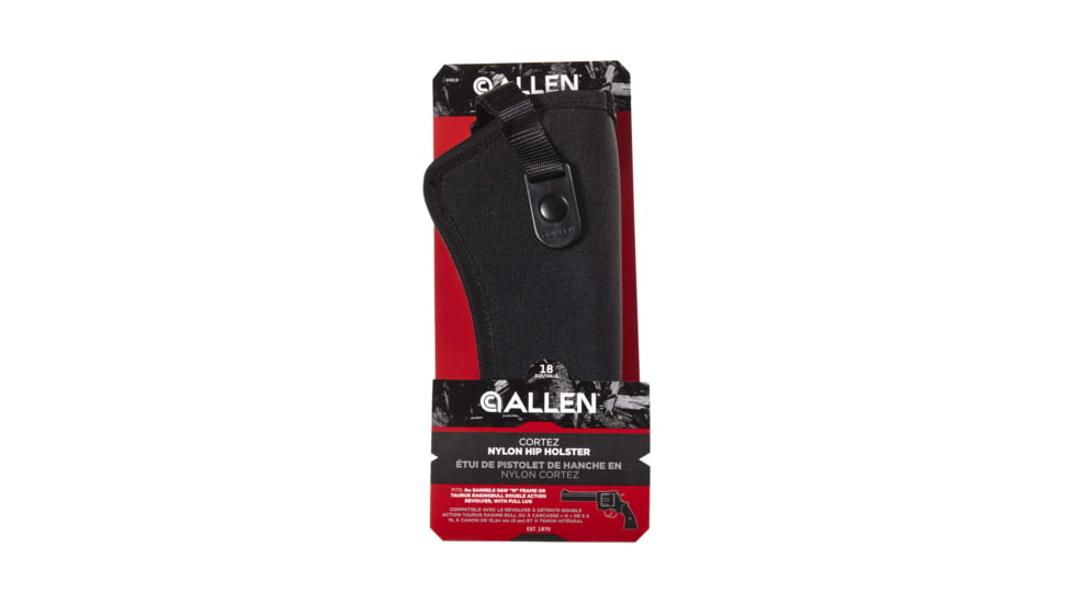 Allen Cortez Nylon Pistol Holster, Black, 18, 44818, 44818