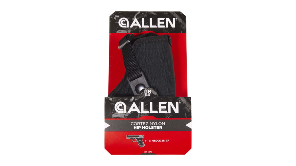 Allen Cortez Nylon Pistol Holster, Black, 6, 44806