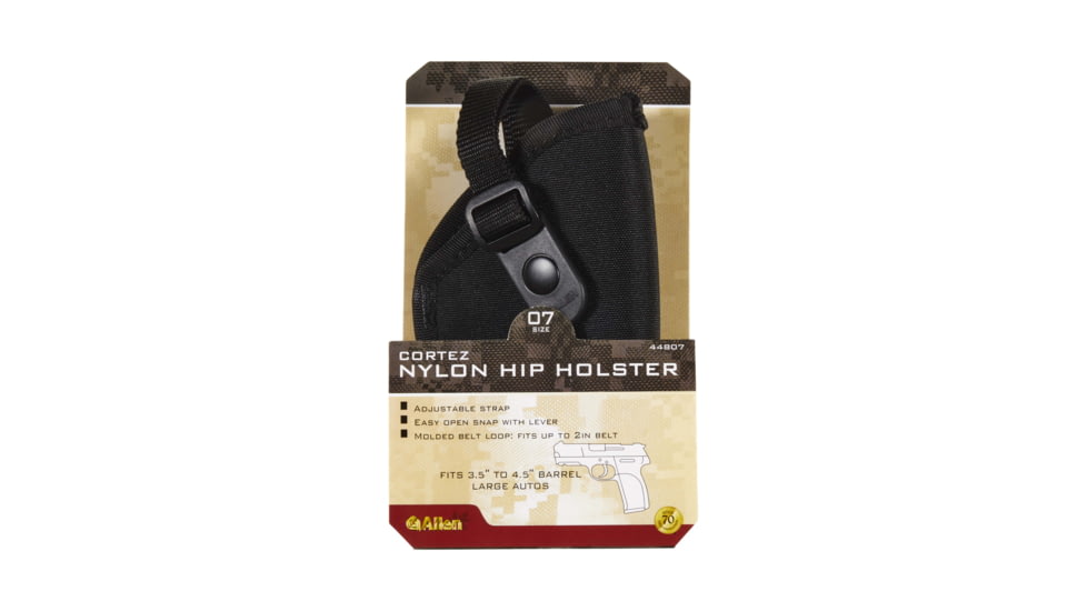 Allen Cortez Nylon Pistol Holster, Black, 7, 44807