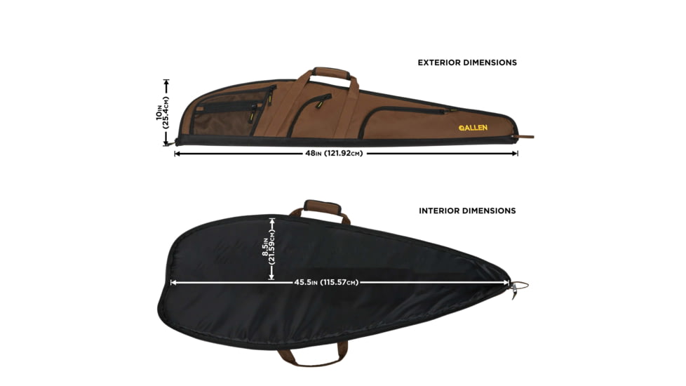 Allen Daytona Gun Case, Mocha, 46in, 995-46