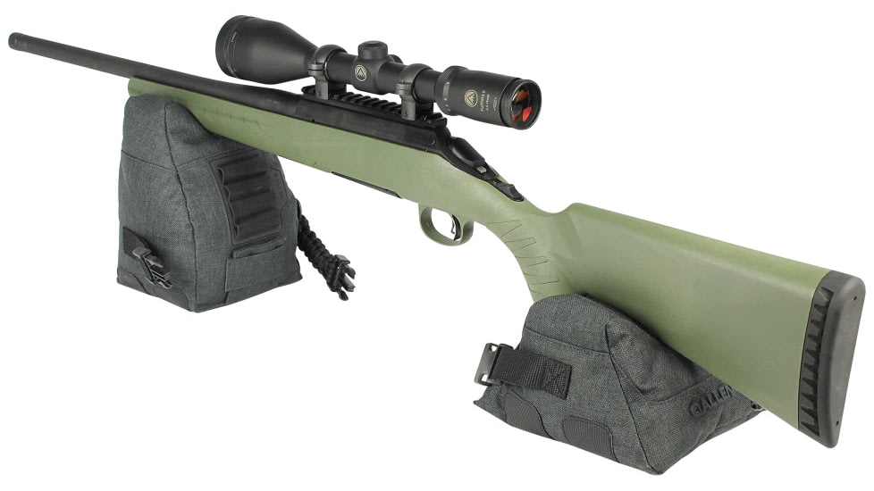 Allen Eliminator Prefilled Front/Rear Range Bag Combo, Gray, 18417