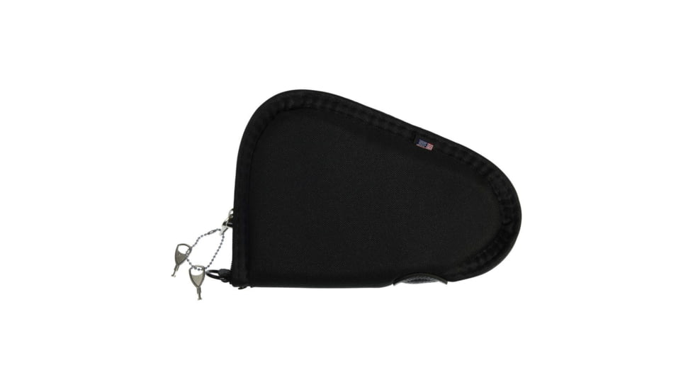 Allen Endura Locking Handgun Case, Black, 8 inch