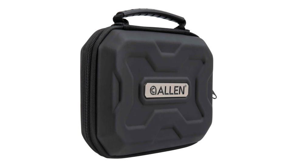 Allen EXO Molded Handgun Case, Black, 7in, 82-7