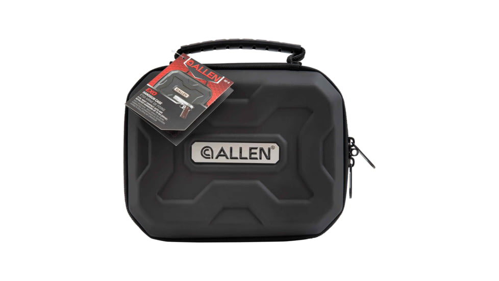 Allen EXO Molded Handgun Case, Black, 7in, 82-7