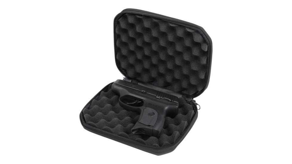 Allen EXO Molded Handgun Case, Black, 7in, 82-7