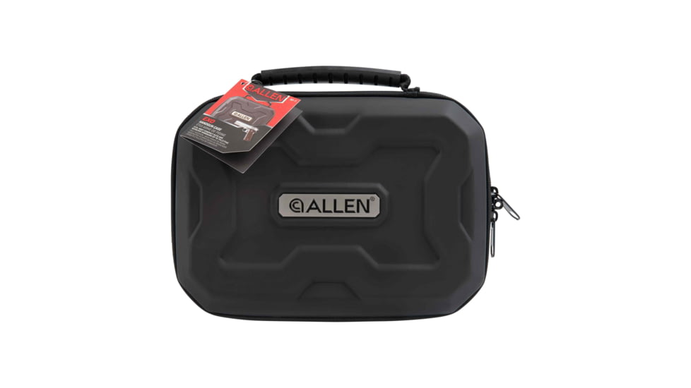Allen EXO Molded Handgun Case, Black, 9in, 82-9