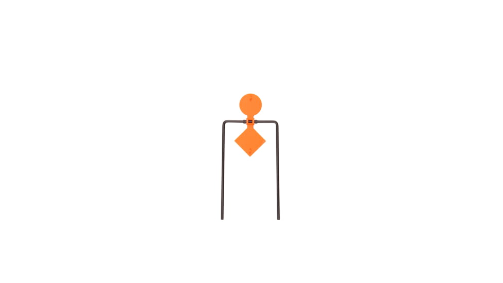 Allen EZ-Aim Shooting Gallery Circle And Diamond Spinner Target, Orange, 15457