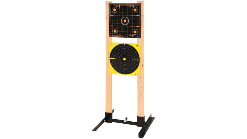 Allen EZ Aim Shooting Target Stand, Black, Powder Coated Steel, 20.50in Long, 15517