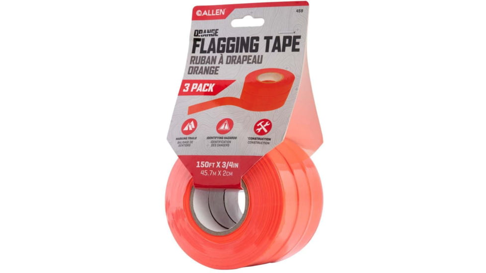 Allen Flagging Tapes, 150-feet, Orange, 3 Pack, 459