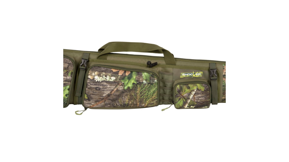 Allen Gear Fit Pursuit Shocker 52in Lockable Shotgun Case, Olive/Mossy Oak NWTF Obsession, 961-52