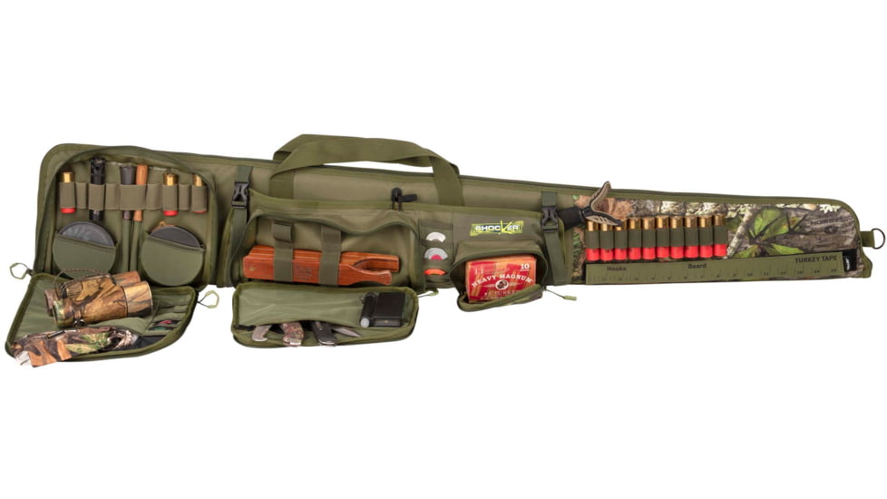 Allen Gear Fit Pursuit Shocker 52in Lockable Shotgun Case, Olive/Mossy Oak NWTF Obsession, 961-52