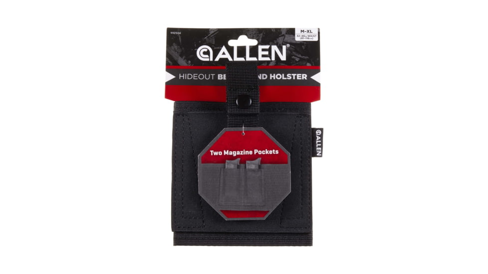 Allen Hideout Belly Band Holster, Black, Medium/Extra Large, 44250