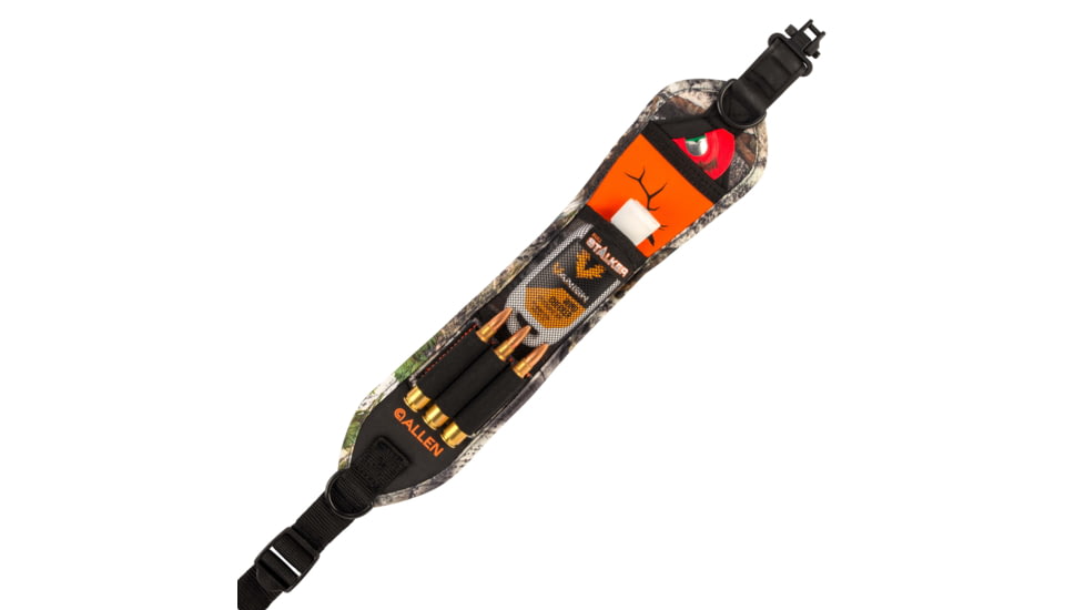 Allen Hypa-Lite Bull Stalker Gun Sling with Swivels, Black/Mossy Oak Mountain Country, 22 Inch to 38 Inch/3.25 Inch x 14 Inch, 8690