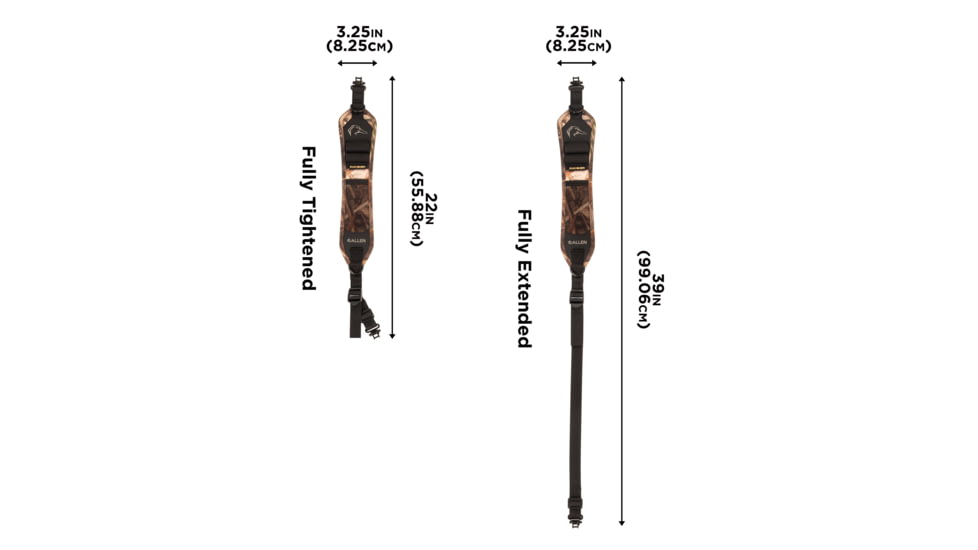 Allen Hypa-Lite Punisher Waterfowl Hunting Shotgun Sling, Realtree Max-5 Camo, 8687