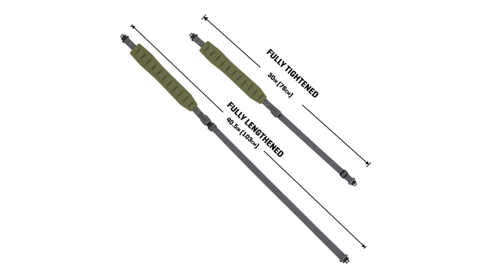 Allen KLNG Traction Rifle Sling, Molded Rubber, Ranger Green, 8533