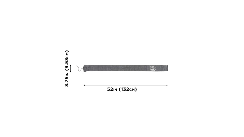 Allen Knit Gun Sock, Heather Gray, 52inx3.75in, 137