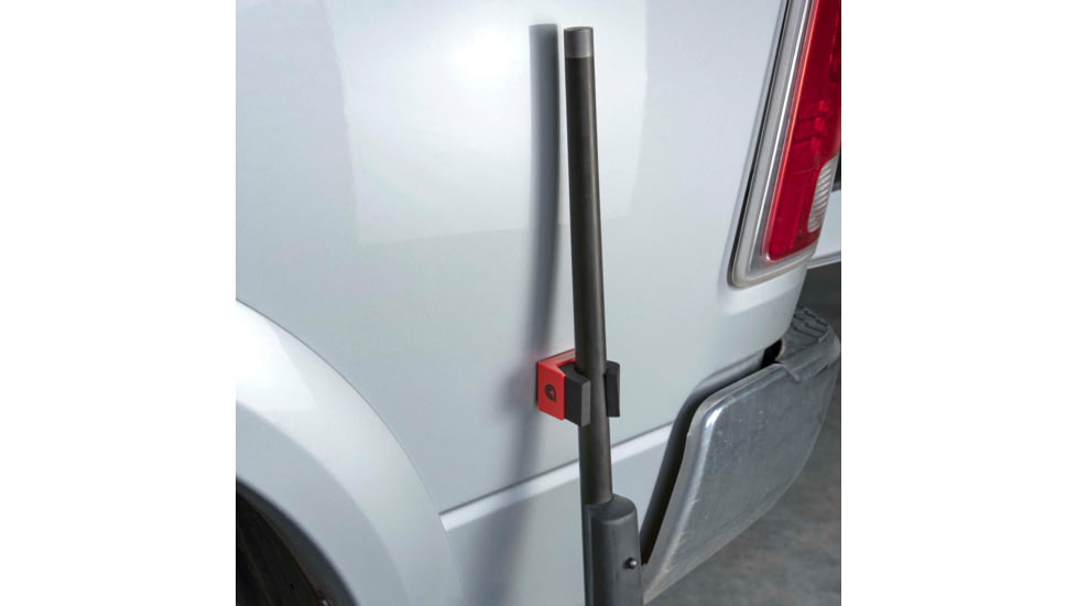 Allen Magnetic Firearm &amp; Fishing Rod Holder w/Frame, 1 Rifle/Shotgun/Fishing Rod, Black/Red Magnet, 5657