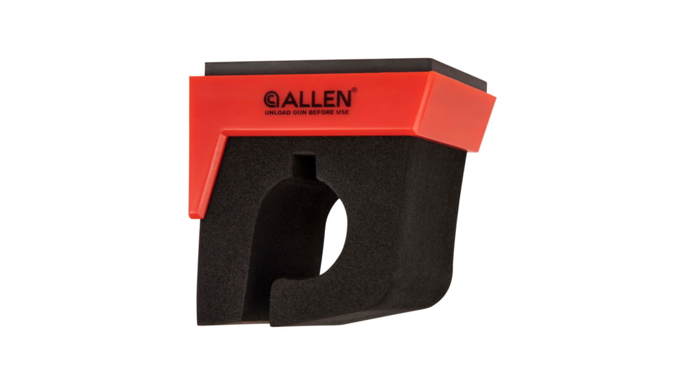 Allen Magnetic Firearm &amp; Fishing Rod Holder w/Frame, 1 Rifle/Shotgun/Fishing Rod, Black/Red Magnet, 5657