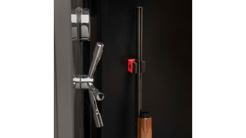 Allen Magnetic Firearm &amp; Fishing Rod Holder w/Frame, 1 Rifle/Shotgun/Fishing Rod, Black/Red Magnet, 5657