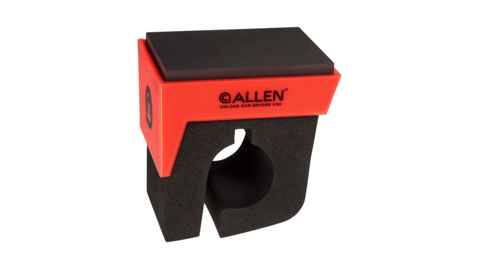 Allen Magnetic Firearm &amp; Fishing Rod Holder w/Frame, 1 Rifle/Shotgun/Fishing Rod, Black/Red Magnet, 5657