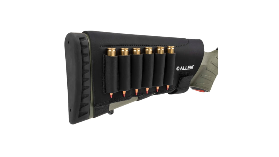 Allen Mesa Neoprene Buttstock Shell Holder, Black, OSFM, 18427