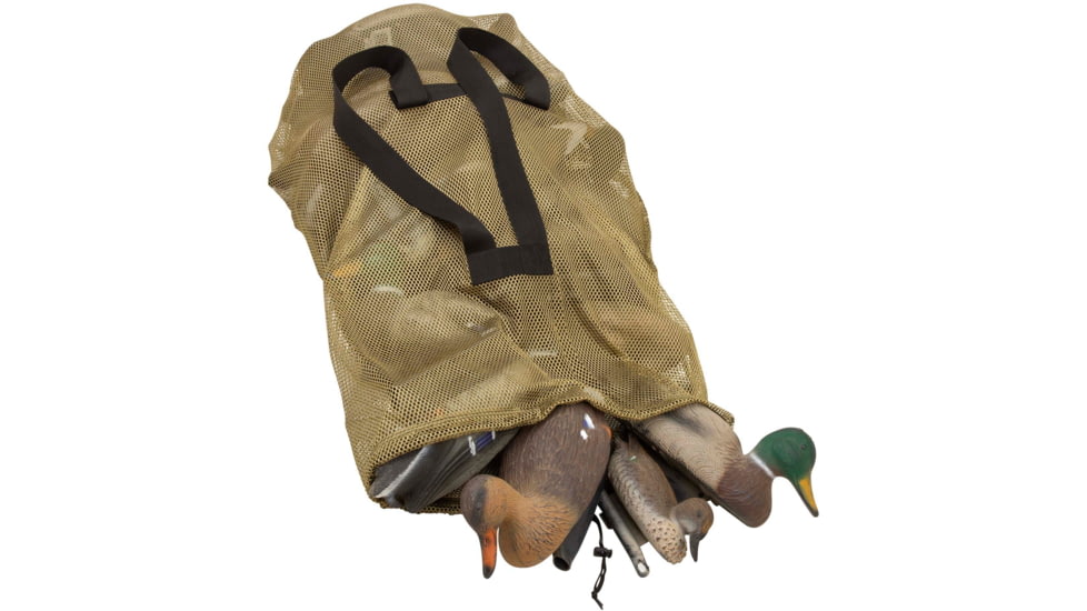 Allen Mesh Decoy Bag, Fits 24 Standard Duck Decoys, Olive Green, 30 in x 52 in, 246