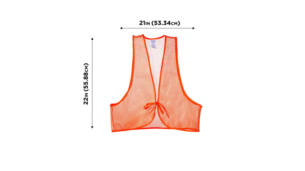 Allen Mesh Hunting Vest, Orange, 15750