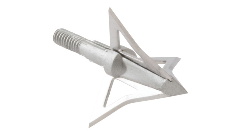 Allen Metalhead Broadheads, 3 Blade, 100 Grain , Pack of 3, Silver, 14702
