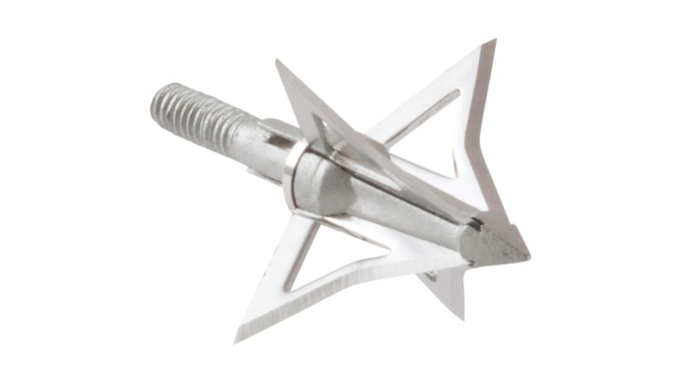 Allen Metalhead Broadheads, 4 Blade, 100 Grain , Pack of 3, Silver, 14704
